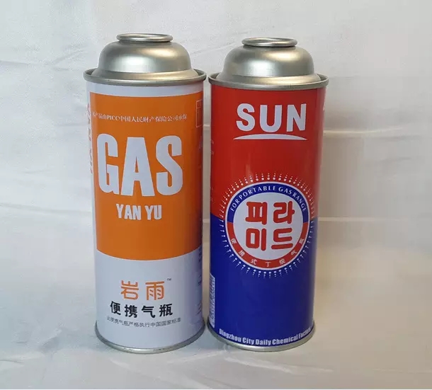 latas de gas para acampar / latas de gas de cartucho / latas de gas de estufa / latas de gas de cartucho
