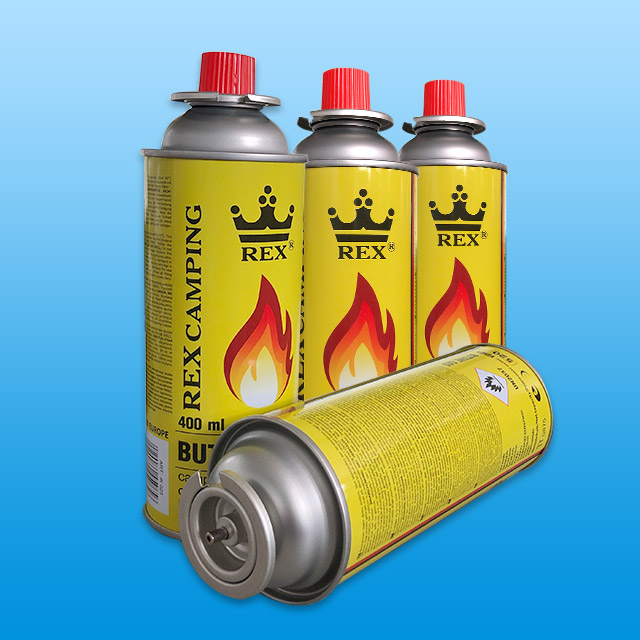 Cartucho de gas butano para estufas portátiles - 400 ml